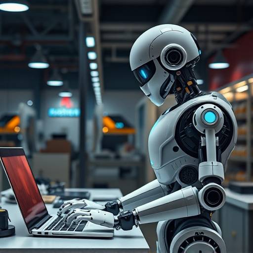 Immagine che rappresenta l'automazione e l'intelligenza artificiale nel mondo del lavoro