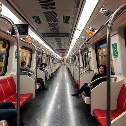 Treno della linea M6 della metropolitana di Milano