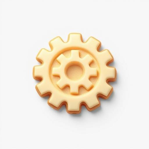 Un'immagine stilizzata di un cookie con un'icona di ingranaggio al centro, che rappresenta la gestione delle impostazioni dei cookie.